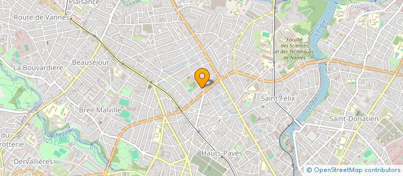 localisation de l'entreprise MONSIEUR RENAUD BEAUGENDRE à NANTES