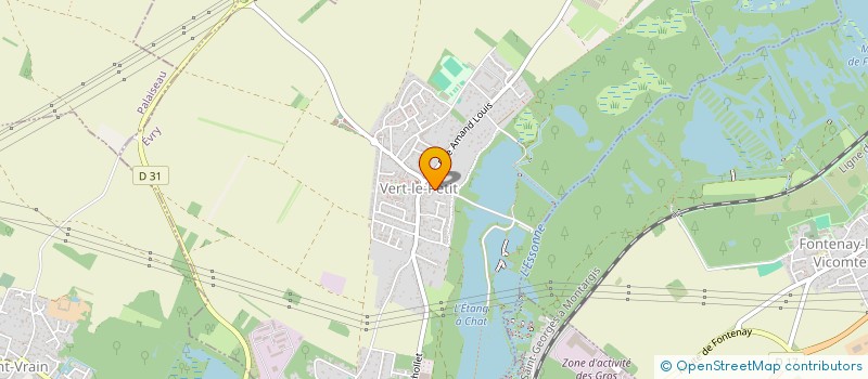 localisation de l'entreprise MONSIEUR RENAUD BEAUME  VERT-LE-PETIT