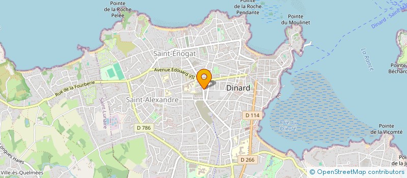 localisation de l'entreprise MONSIEUR RENAUD BECEL  DINARD