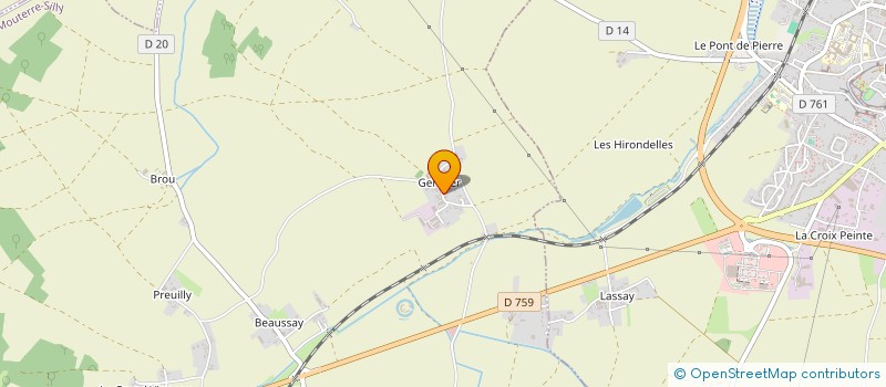 localisation de l'entreprise MONSIEUR RENAUD BECHTEL  MOUTERRE-SILLY