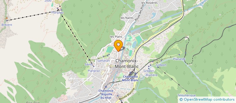 localisation de l'entreprise MONSIEUR RENAUD BEHAR à CHAMONIX-MONT-BLANC