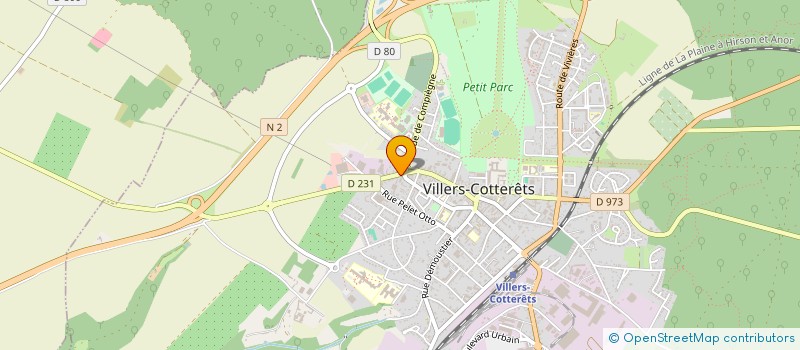localisation de l'entreprise MONSIEUR RENAUD BELLIERE à VILLERS-COTTERETS