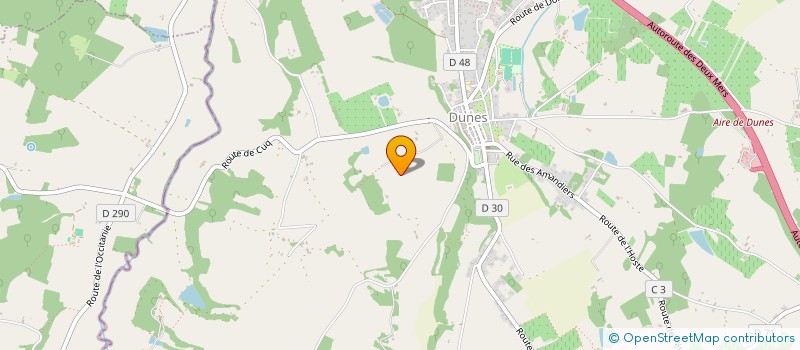 localisation de l'entreprise MONSIEUR RENAUD BERNARD  DUNES