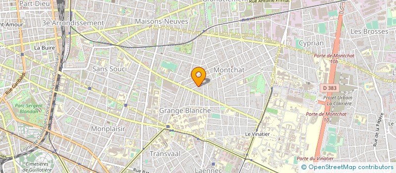 localisation de l'entreprise MONSIEUR RENAUD BERRIN  LYON