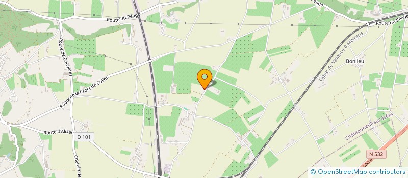 localisation de l'entreprise MONSIEUR RENAUD BERTHOLON  CHATEAUNEUF-SUR-ISERE