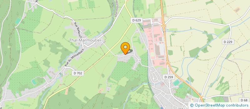 localisation de l'entreprise MONSIEUR RENAUD BIHLER  MARMOUTIER