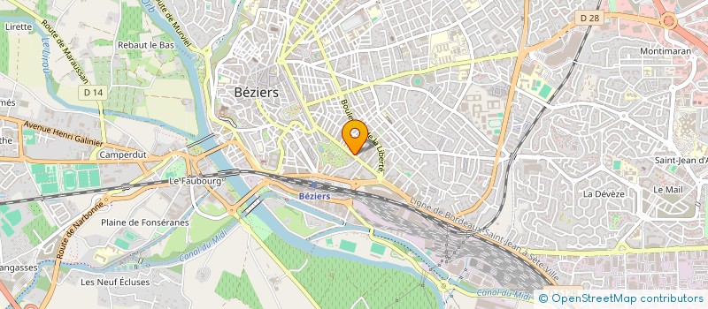 localisation de l'entreprise MONSIEUR RENAUD BLANQUAERT à BEZIERS