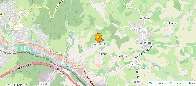 localisation de l'entreprise MONSIEUR RENAUD BOLEVY  VINDRY-SUR-TURDINE