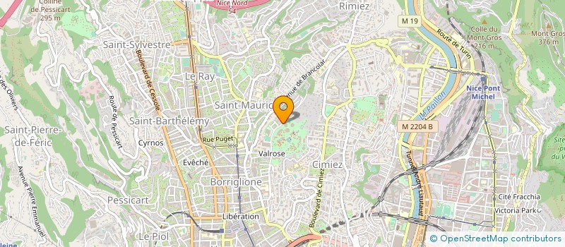 localisation de l'entreprise MONSIEUR RENAUD BONDEAUX à NICE