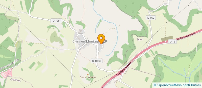 localisation de l'entreprise MONSIEUR RENAUD BOTTARD  CIVRY-EN-MONTAGNE
