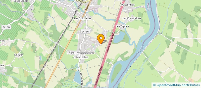 localisation de l'entreprise MONSIEUR RENAUD BRET  ST-SYMPHORIEN-D'ANCELLES