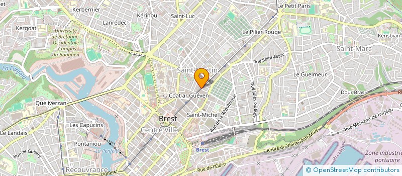 localisation de l'entreprise MONSIEUR RENAUD BRETON à BREST