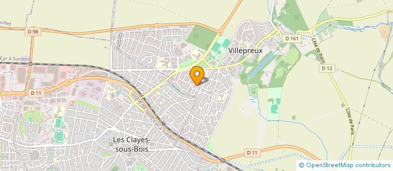 localisation de l'entreprise MONSIEUR RENAUD BUIRON  VILLEPREUX