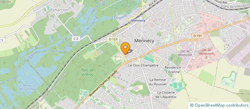 localisation de l'entreprise MONSIEUR RENAUD BUNOUST à MENNECY