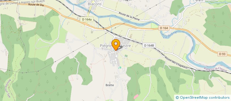localisation de l'entreprise MONSIEUR RENAUD BUREAU DU COLOMBIER à PIEGROS-LA-CLASTRE