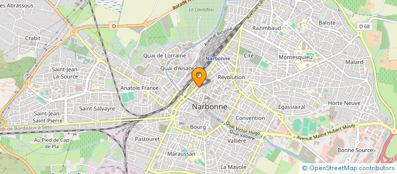 localisation de l'entreprise MONSIEUR RENAUD CALMELS  NARBONNE