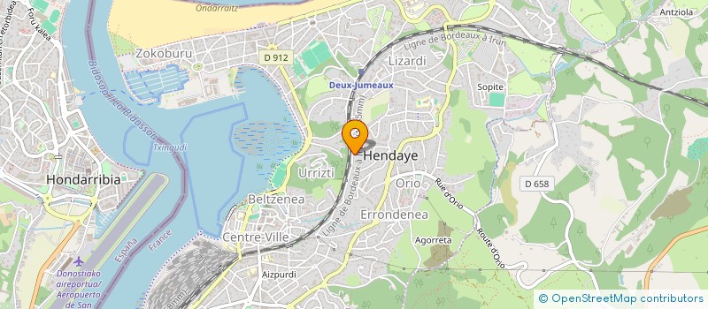 localisation de l'entreprise MONSIEUR RENAUD CALVO à HENDAYE