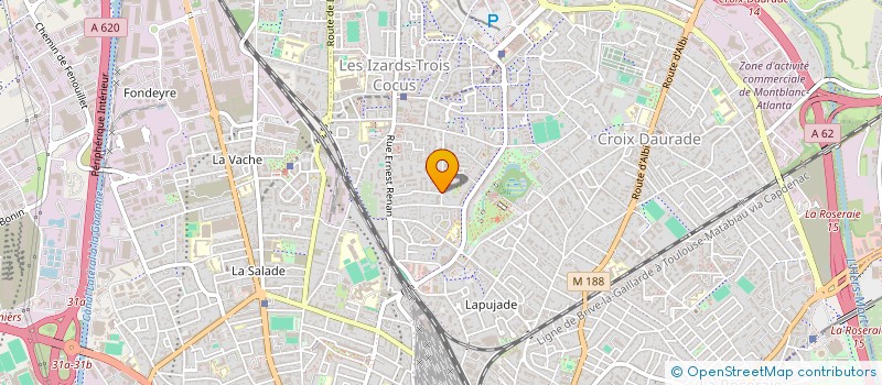 localisation de l'entreprise MONSIEUR RENAUD CAMPOLO  TOULOUSE