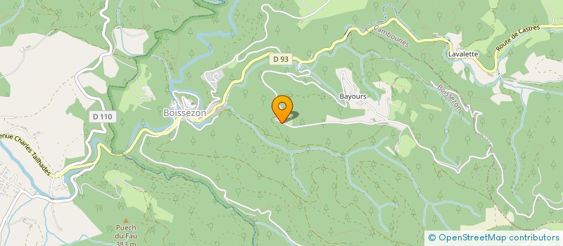 localisation de l'entreprise MONSIEUR RENAUD CARAYOL  BOISSEZON