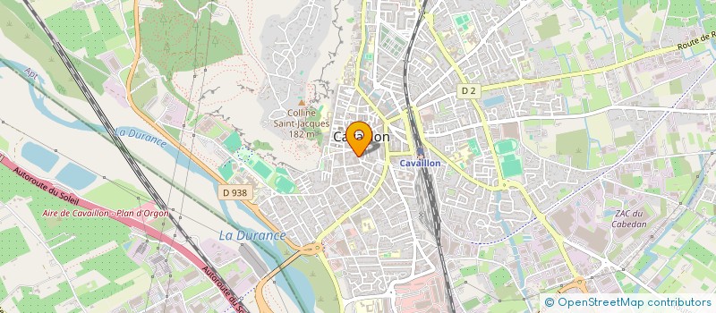 localisation de l'entreprise MONSIEUR RENAUD CAUDET  CAVAILLON