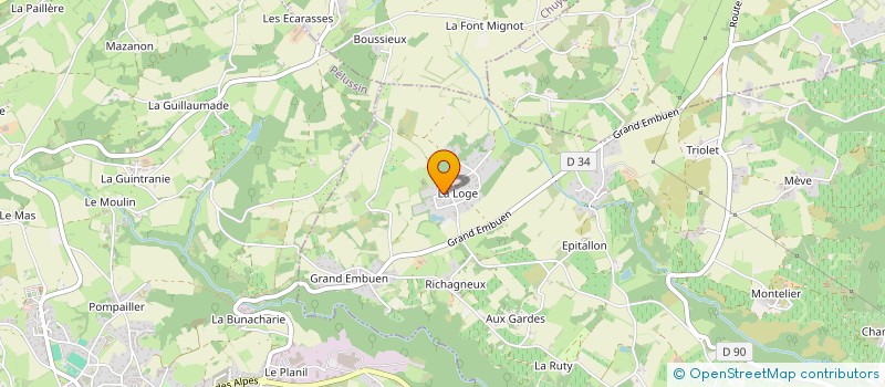 localisation de l'entreprise MONSIEUR RENAUD CELLARD à CHAVANAY