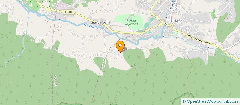 localisation de l'entreprise MONSIEUR RENAUD CEPRE  DIEULEFIT