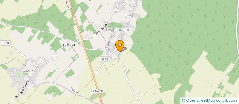 localisation de l'entreprise MONSIEUR RENAUD CHABANNAS  VERRUE