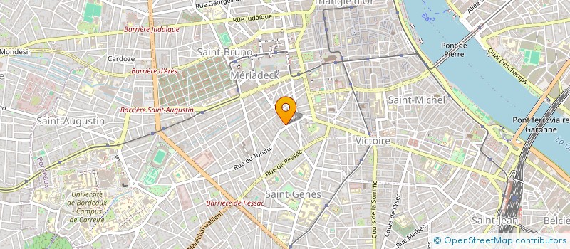 localisation de l'entreprise MONSIEUR RENAUD CHAMBON  BORDEAUX