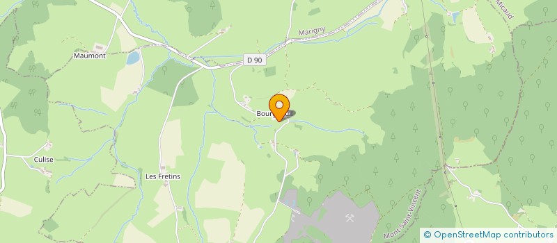 localisation de l'entreprise MONSIEUR RENAUD CHAMPMARTIN  MONT-SAINT-VINCENT