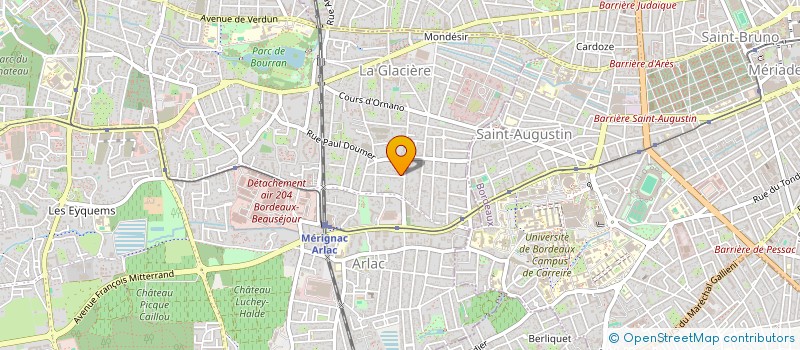 localisation de l'entreprise MONSIEUR RENAUD CHAPUIS  MERIGNAC