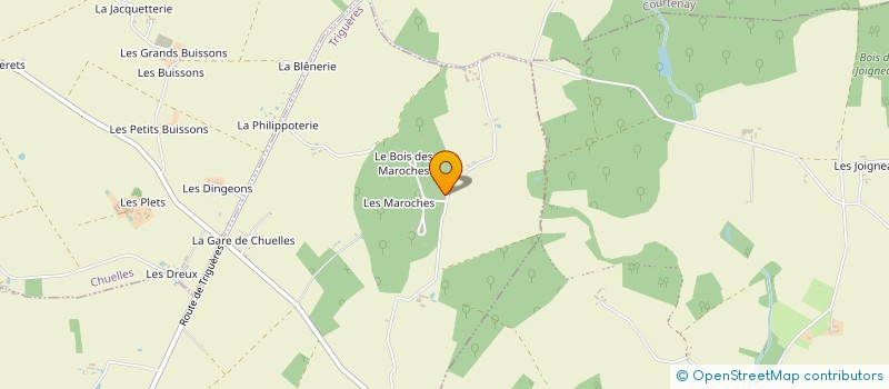 localisation de l'entreprise MONSIEUR RENAUD CHATELAIN à TRIGUERES