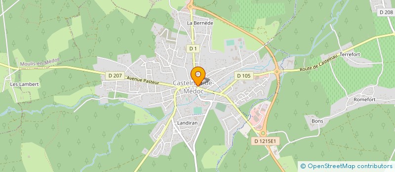 localisation de l'entreprise MONSIEUR RENAUD CHEIN  CASTELNAU-DE-MEDOC