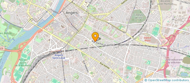 localisation de l'entreprise MONSIEUR RENAUD CHEVALIER à ANGERS