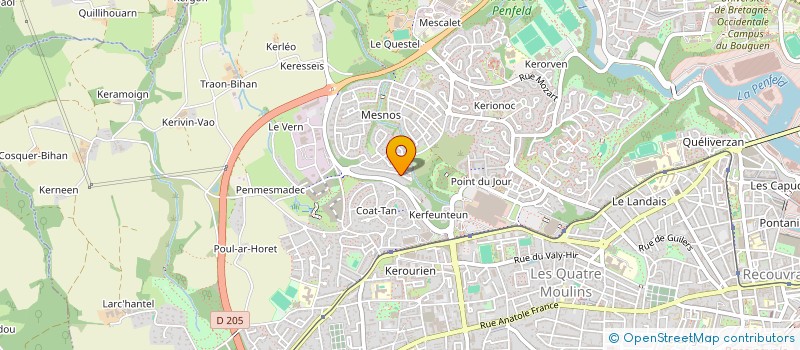 localisation de l'entreprise MONSIEUR RENAUD CLOAREC à BREST