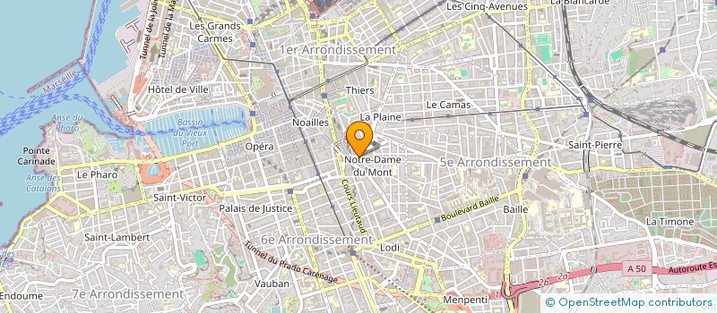 localisation de l'entreprise MONSIEUR RENAUD CORNAND à MARSEILLE 6EME