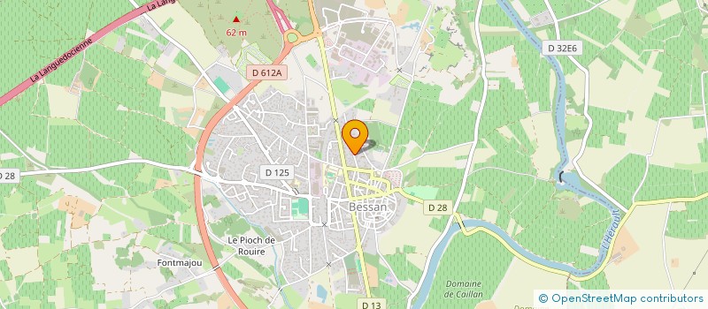 localisation de l'entreprise MONSIEUR RENAUD COULET  BESSAN