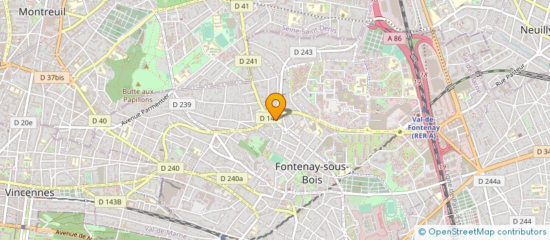 localisation de l'entreprise MONSIEUR RENAUD COURTECUISSE à FONTENAY-SOUS-BOIS