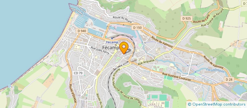 localisation de l'entreprise MONSIEUR RENAUD COURTEILLE  FECAMP