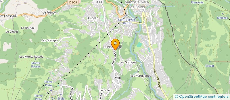 localisation de l'entreprise MONSIEUR RENAUD COURTOIS  SAINT-GERVAIS-LES-BAINS