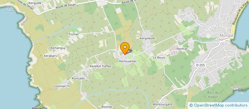 localisation de l'entreprise MONSIEUR RENAUD CRAS  CROZON