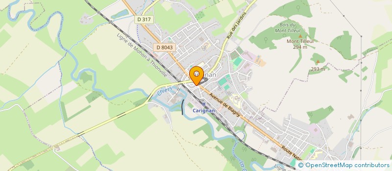 localisation de l'entreprise MONSIEUR RENAUD CROMBEZ  CARIGNAN