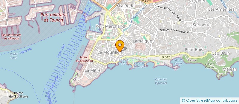 localisation de l'entreprise MONSIEUR RENAUD DASSONVILLE  TOULON