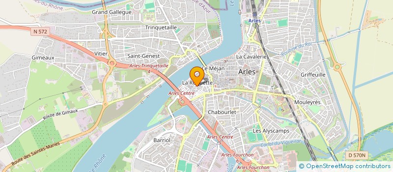 localisation de l'entreprise MONSIEUR RENAUD DAT  ARLES