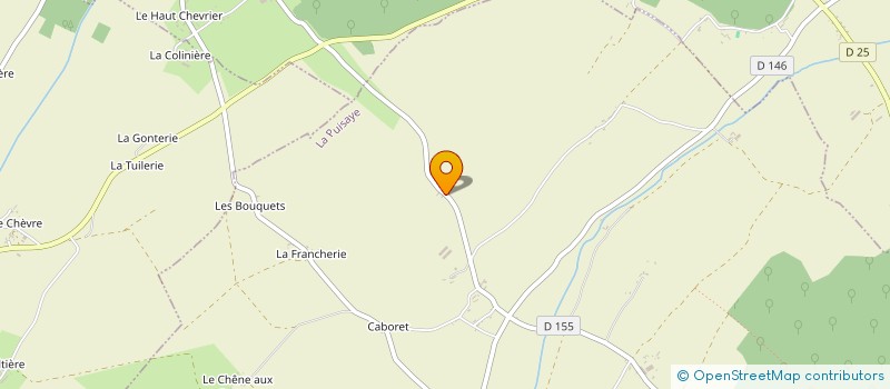 localisation de l'entreprise MONSIEUR RENAUD DAVID à LA PUISAYE