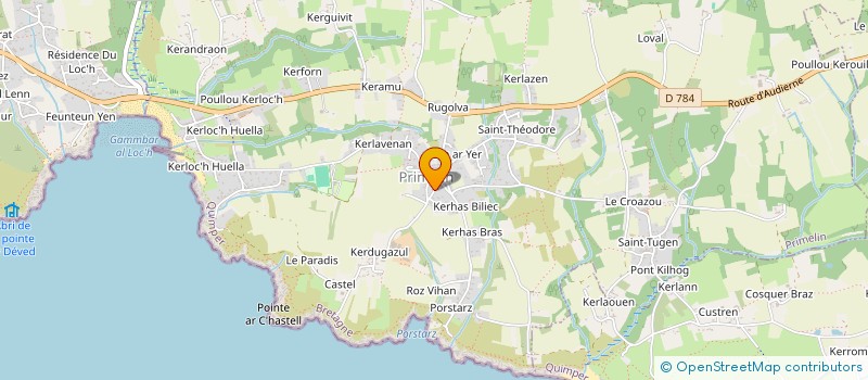 localisation de l'entreprise MONSIEUR RENAUD DAZARD  PRIMELIN