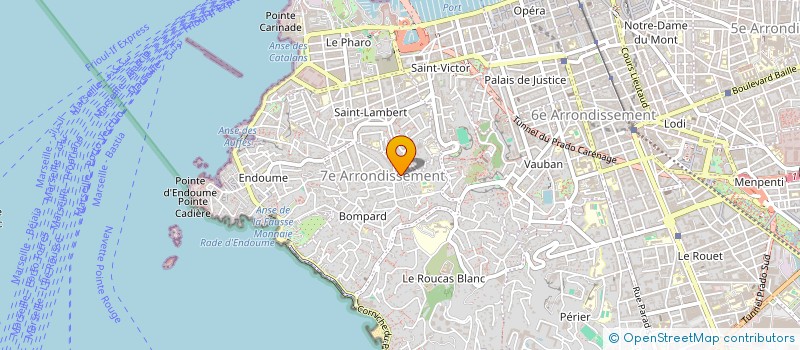 localisation de l'entreprise MONSIEUR RENAUD DE BARRY à MARSEILLE