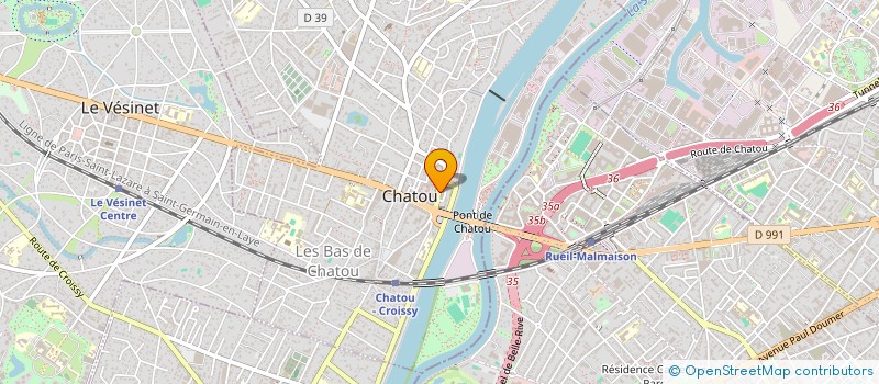 localisation de l'entreprise MONSIEUR RENAUD DE DROUAS à CHATOU