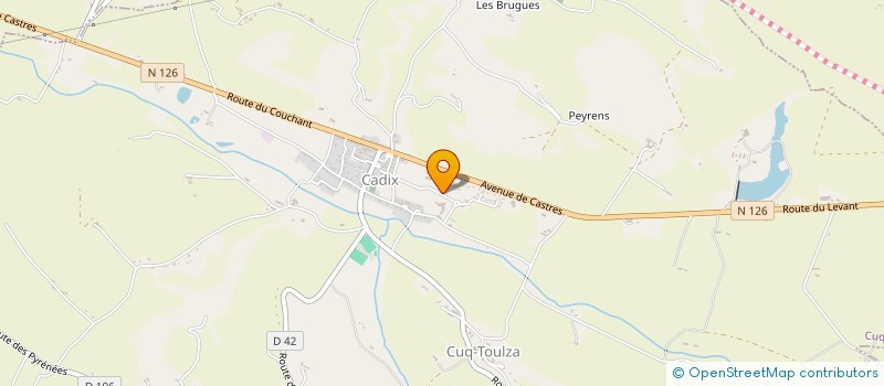 localisation de l'entreprise MONSIEUR RENAUD DE FREITAS à CUQ-TOULZA