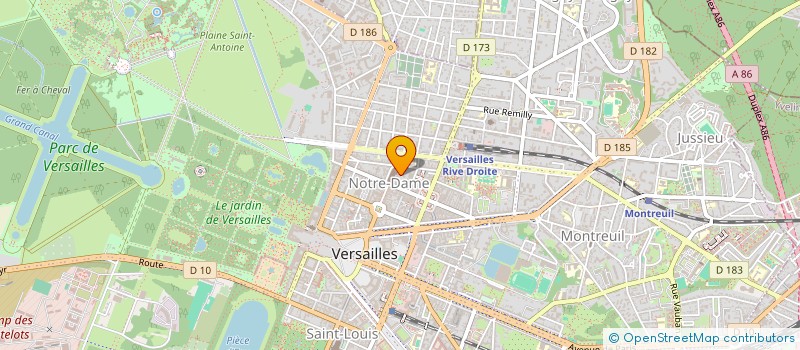 localisation de l'entreprise MONSIEUR RENAUD DE L'EPINE à VERSAILLES