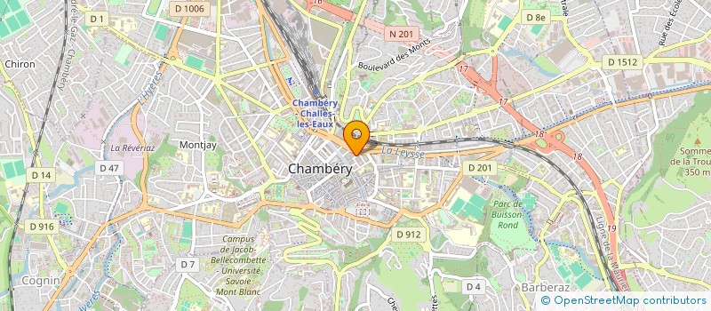 localisation de l'entreprise MONSIEUR RENAUD DE SURMONT  CHAMBERY